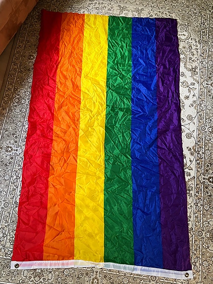 150x90cm Pride lippu (Sateenkaari)