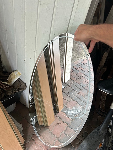 Ovaali peili n.120x50