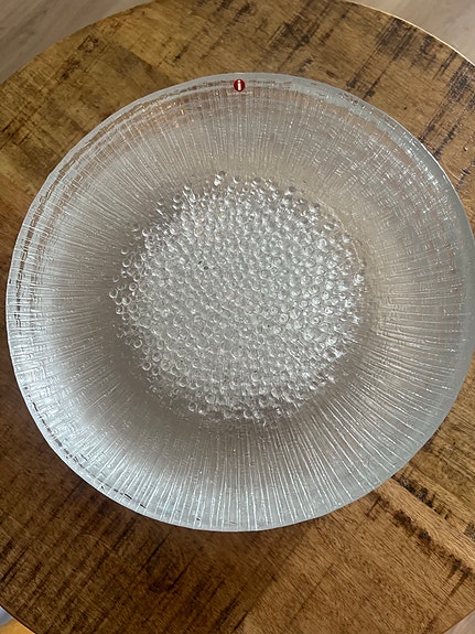Iittala Kastehelmi lasilautanen kirkas