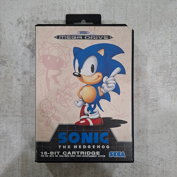 Sega MD Sonic The Hedgehog CIB