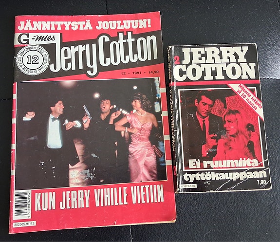 Jerry Cotton 2kpl pokkari ja lehti