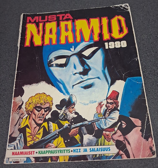 Musta Naamio sarjakuvalehti albumi 1980