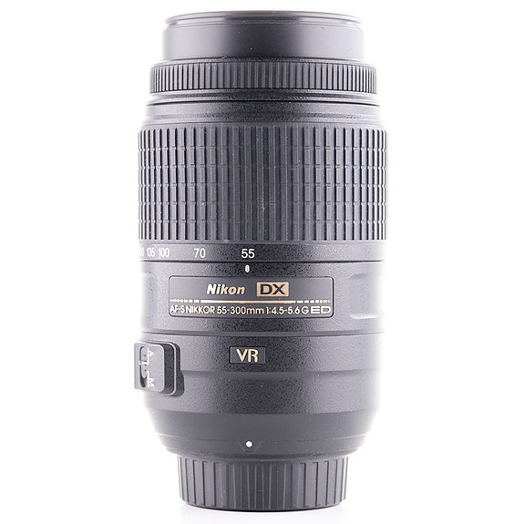 Nikon AF-S DX Nikkor 55-300mm f/4.5-5.6G ED VR -objektiivi (käytetty)