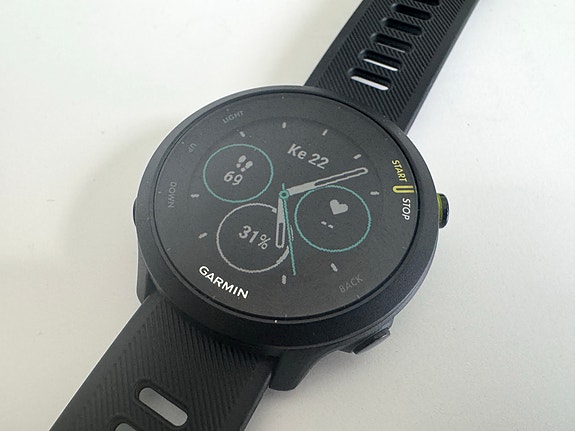 Garmin Forerunner 55 juoksukello, takuu voimassa