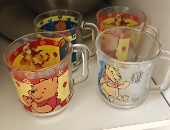 Nalle Puh astiat 4kpl
