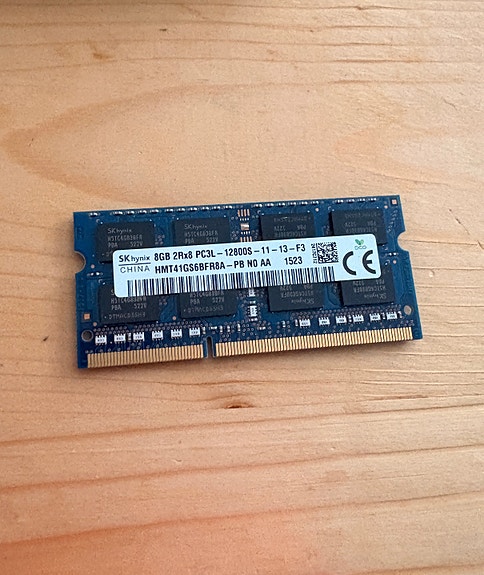 DDR3 8GB SODIMM RAM MUISTI
