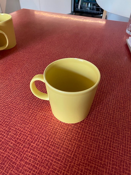Iittala keltainen teema muki (4kpl)