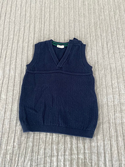 Benetton Baby neuleliivi koko 74 sininen unisex