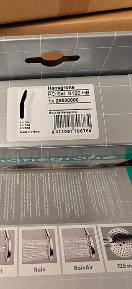 Hansgrohe Raindance Select S120 käsisuihku kromi
