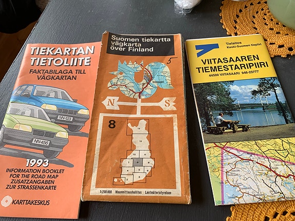 Suomen tiekartta ja muuta juttua