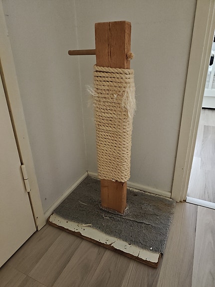 Kissan raapimapuu puinen