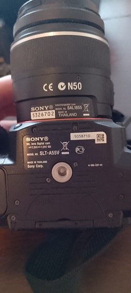 Sony SLT-A55V järjestelmäkamera 18-55mm objektiivilla