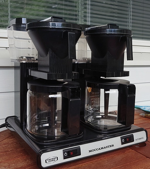 Moccamaster kahvinkeitin tuplapannu musta
