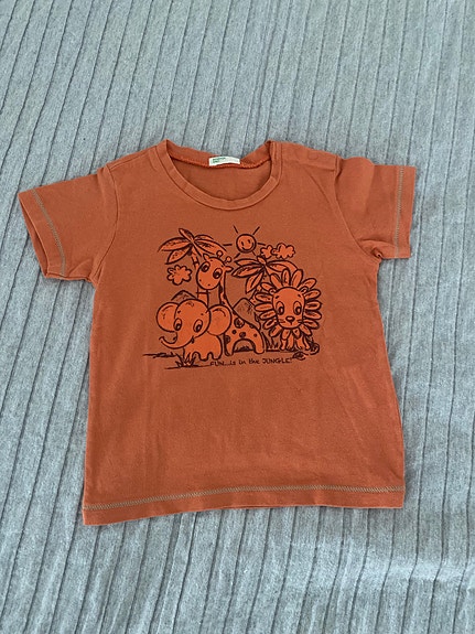 Benetton Baby t-paita koko 74 oranssi unisex
