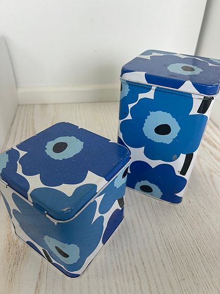Marimekon unikko peltipurkit