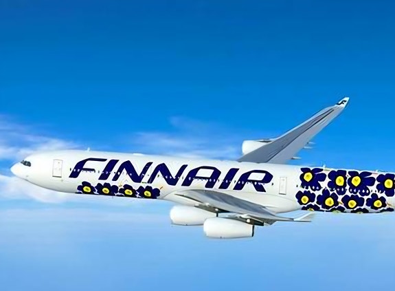 Finnair lento lauantaina 25.7 Helsinki-Oulu