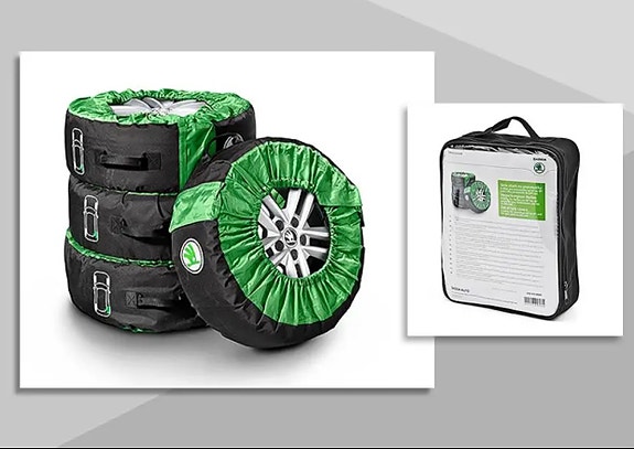 Skoda Motorsport renkaiden säilytyspussit