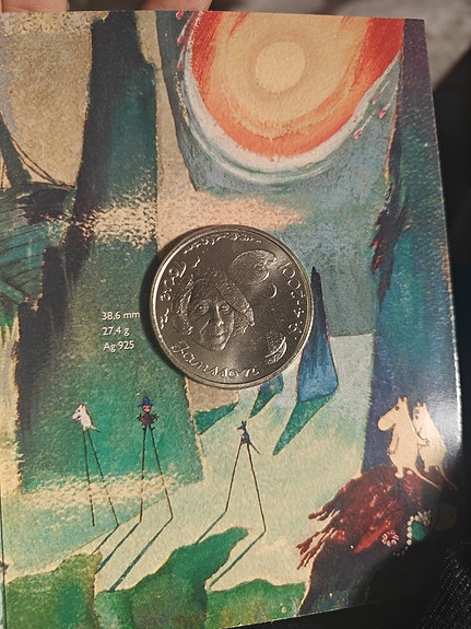 Suomen Rahapaja Tove Jansson 10€ juhlaraha vuodelta 2004