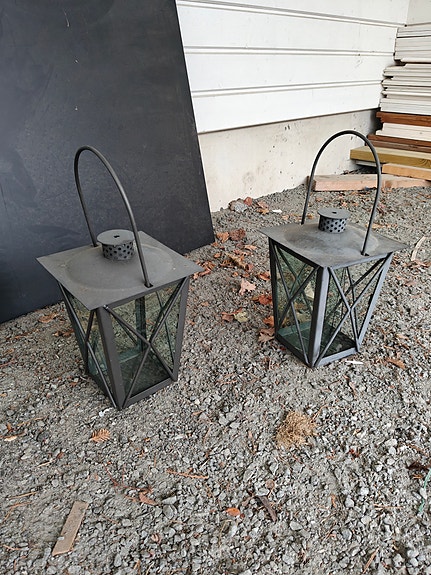 Metallinen Lyhty 2kpl