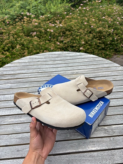 Birkenstock Boston 41 beige
