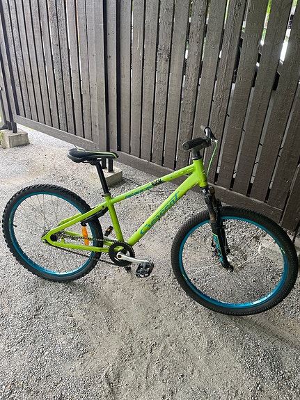 Crescent lasten pyörä 24" vihreä