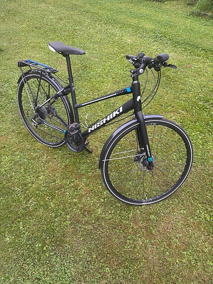 Nishiki Hybrid 313 Lady City naisten hybridipyörä 48 cm 28"