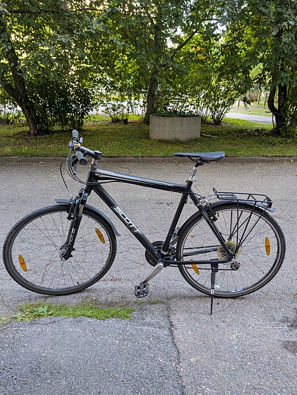 pyörä Scott hybridipyörä 28" L unisex musta atacama sport