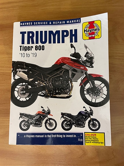 Triumph Tiger 800cm3 (vm 2010-2019) Haynes Service & Repair Manual
