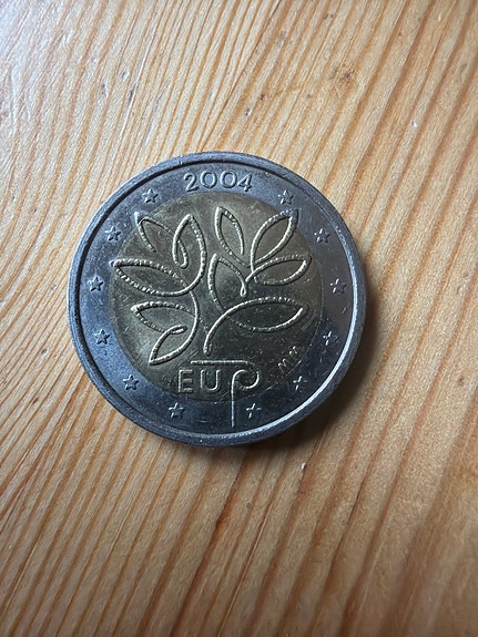 2 euron kolikko 2004 risuraha