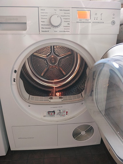 Siemens kuivausrumpu lämpöpumpulla