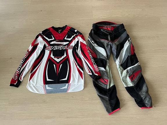 Sinisalo motocross ajopaita ja ajohousut