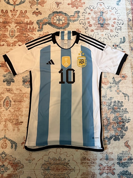 Adidas Messi #10 Argentiina 2022 MM-kisa voittaja pelipaita