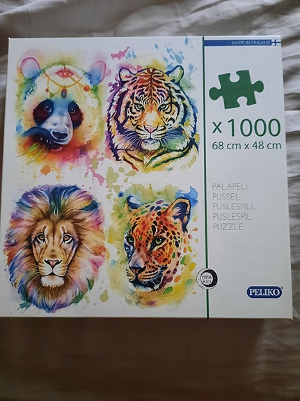 Palapeli Nina Kuu eläimet fantasia UUSI