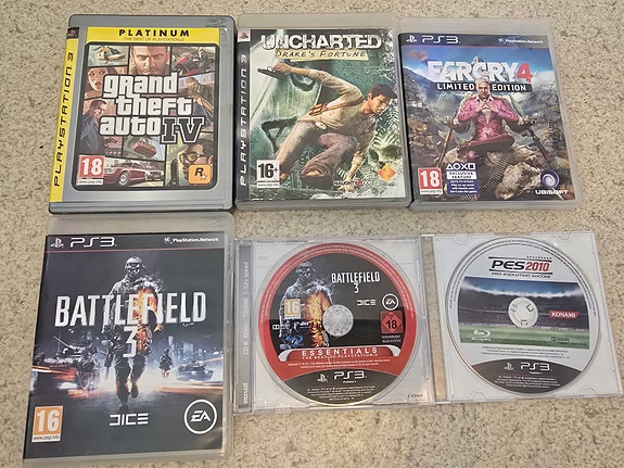 PS3 pelejä