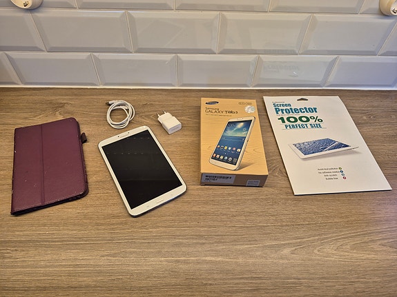 Samsung Galaxy Tab 3 8" tabletti 16 GB valkoinen