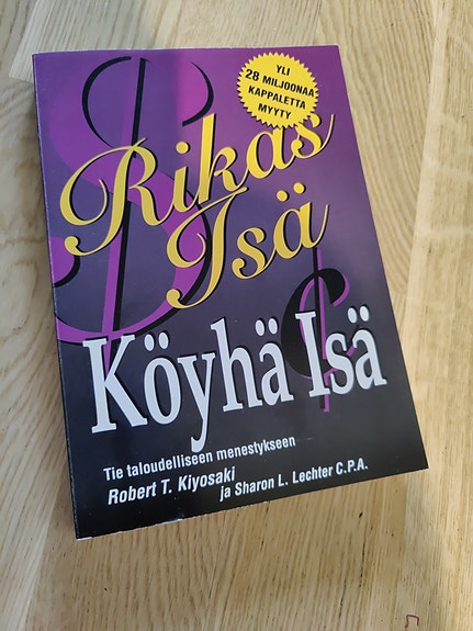 Rikas isä köyhä isä -kirja, suomenkielinen