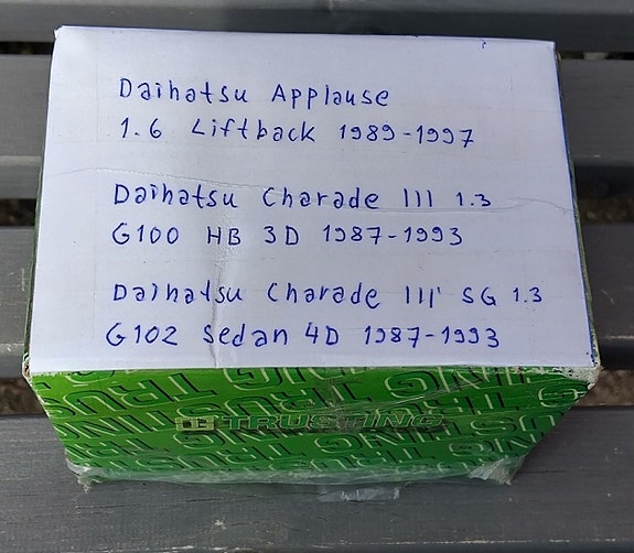 Daihatsu Applause 1.6i-16V / Charade III 1.3i-16V G102 Trusting etujarrupalat 4x