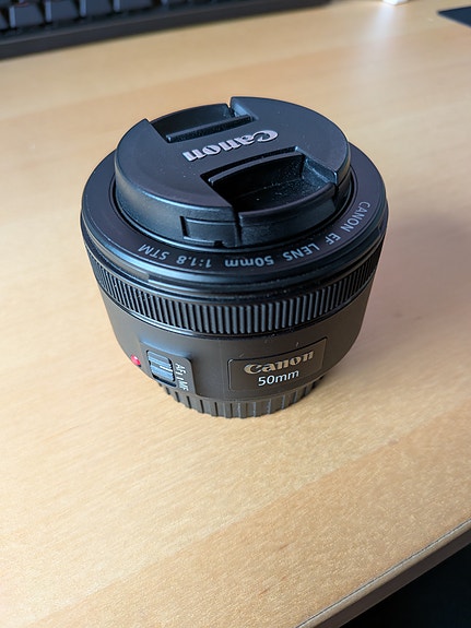 Canon EF 50mm f/1.8 STM objektiivi