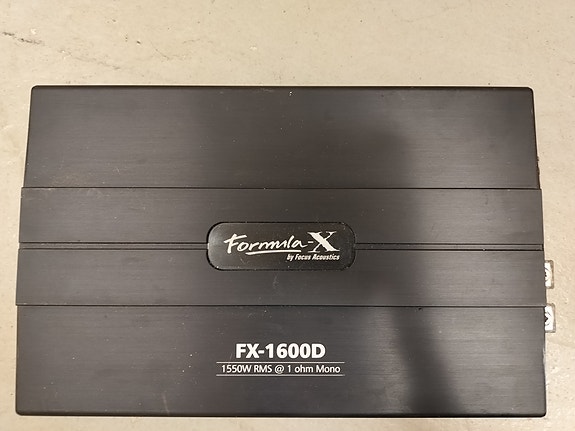 Formula-X FX-1600D vahvistin