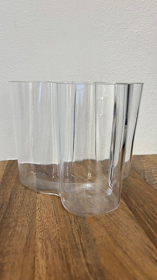 Iittala Aalto maljakko kirkas 120 mm