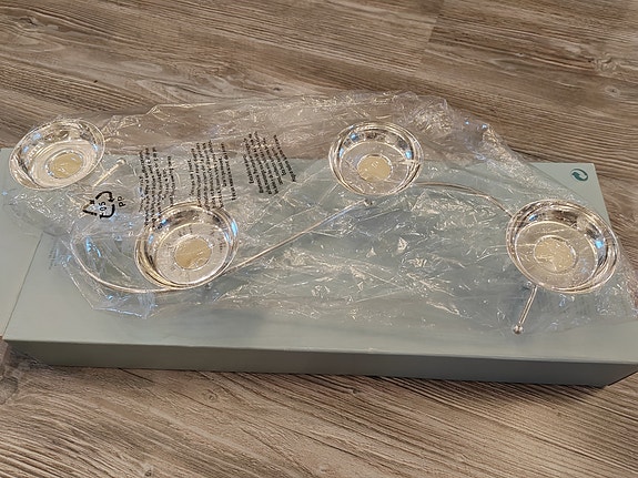 Partylite Hopeaköynnös-kynttiläsomiste