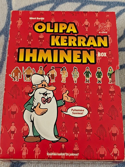 Myydään Olipa kerran ihminen DVD boxi