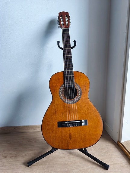 Vintage Hondo II (H90N) -klassinen kitara / Akustinen kitara (Uudet kielet!)