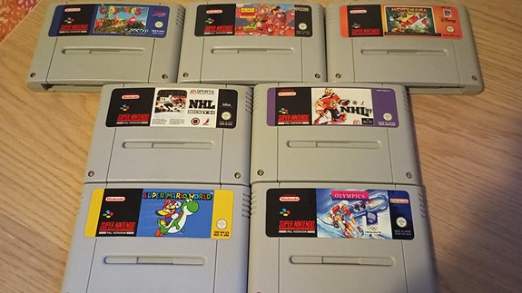 SNES pelejä 7 kpl