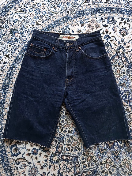 Polvipituiset farkkushortsit XS-S (W27)