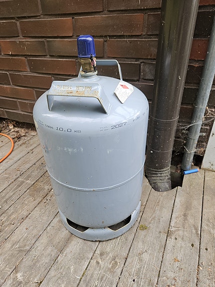 Kaasupullo 10 kg