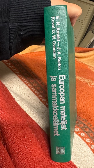 Euroopan matelijat ja sammakkoeläimet kirja