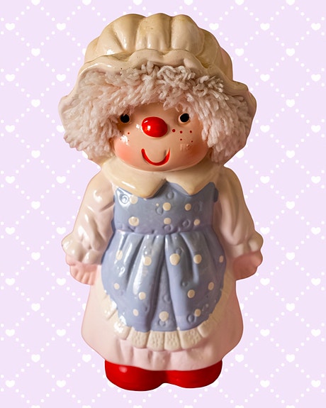 Vintage Keraaminen Ice Cream Girl Säästöpossu