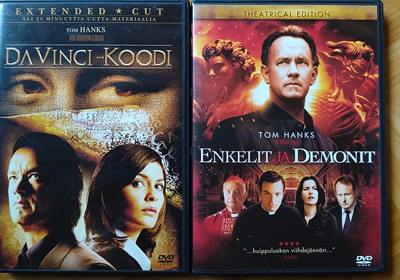 Da Vinci -koodi & Enkelit ja demonit DVD-elokuvat