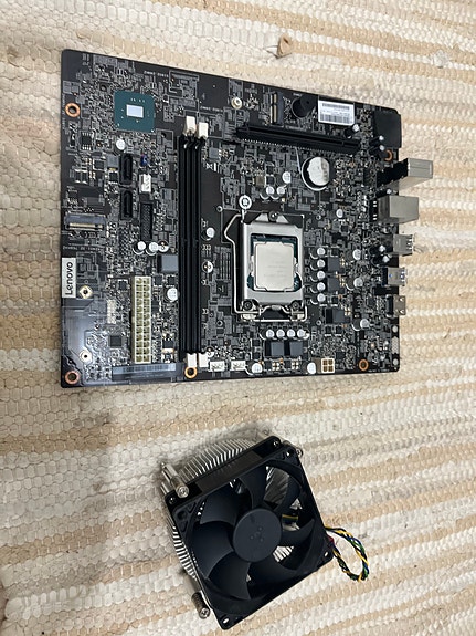 Intel i5-7400 emolevy ja prosessori
